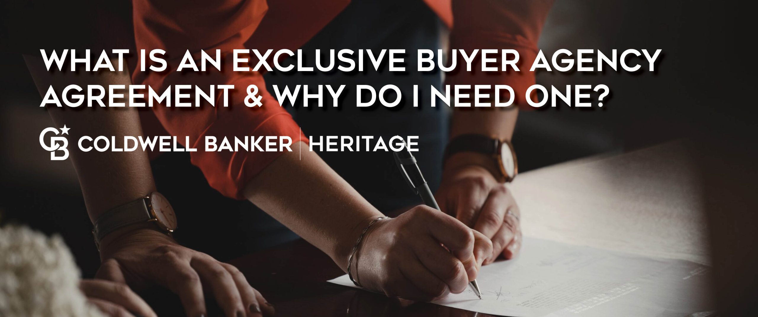 What is an Exclusive Buyer Agency Agreement and why do I need one? Banner