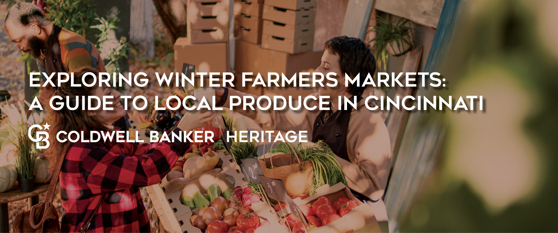 Exploring Winter Farmers Market Banner