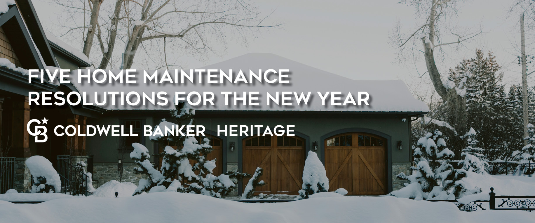 Five Home Maintenance Resolutions for the New Year Banner